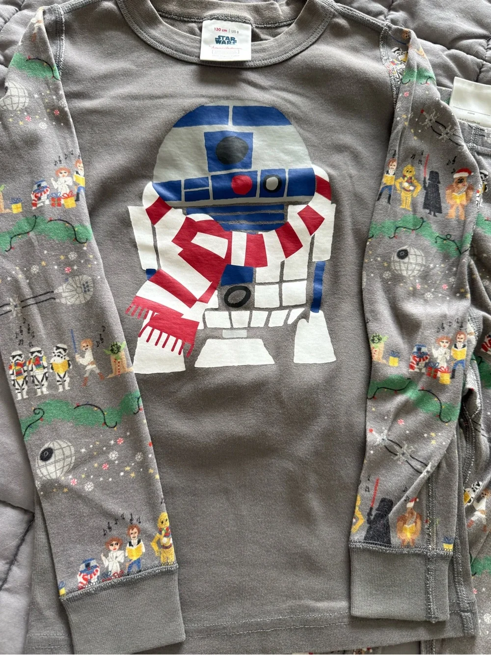 Hanna Andersson Christmas Star Wars R2-D2 Holiday Pajama Set